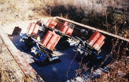 sporting clay machine installation